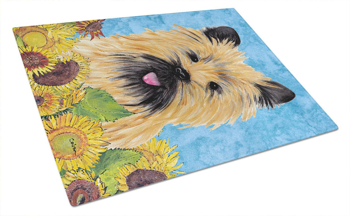 Cairn Terrier Glass Cutting Board Large by Caroline&#39;s Treasures