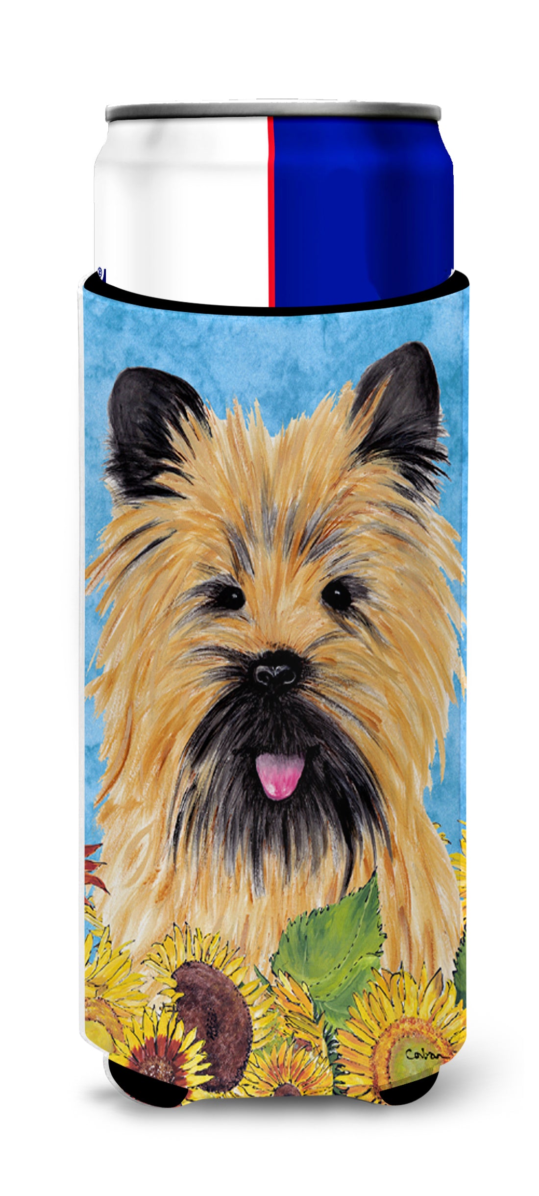 Cairn Terrier Ultra Beverage Insulators for slim cans SC9057MUK.