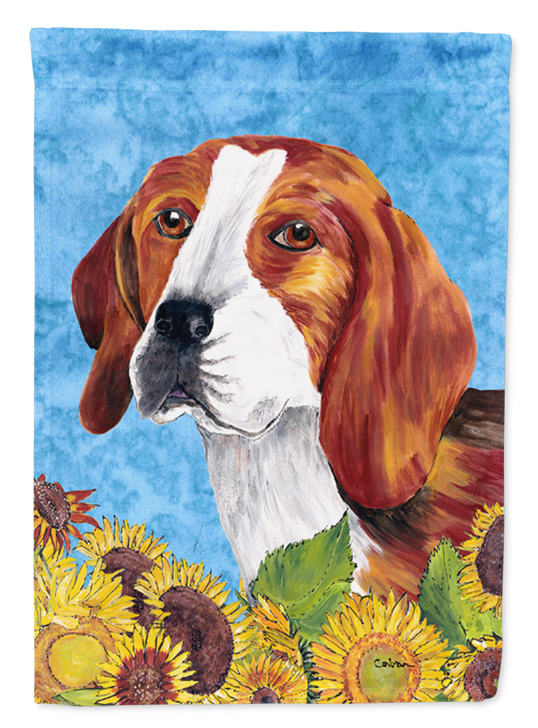 Beagle Flag Canvas House Size  the-store.com.