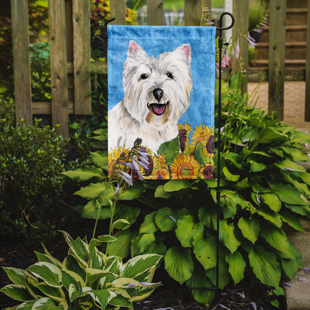 Westie Flag Garden Size.