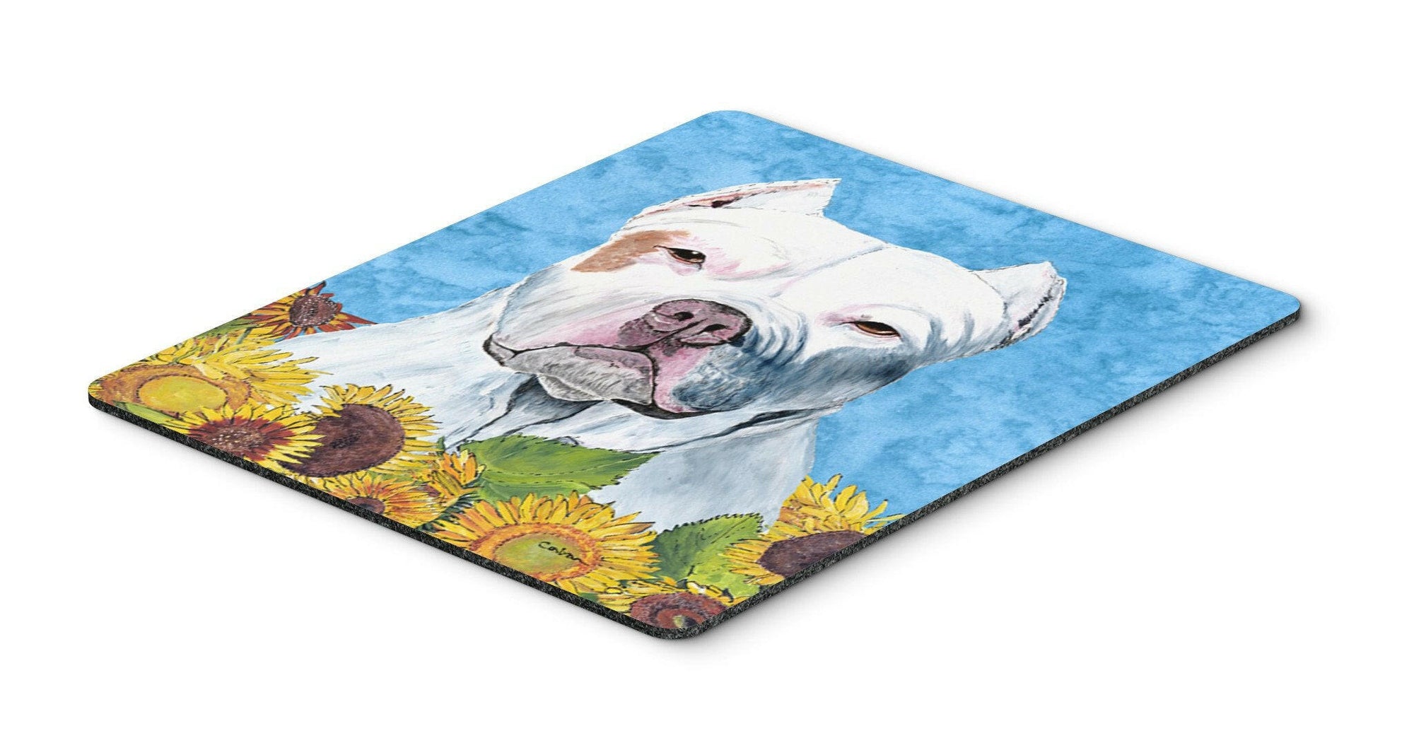 Pit Bull Mouse Pad, Hot Pad or Trivet by Caroline's Treasures