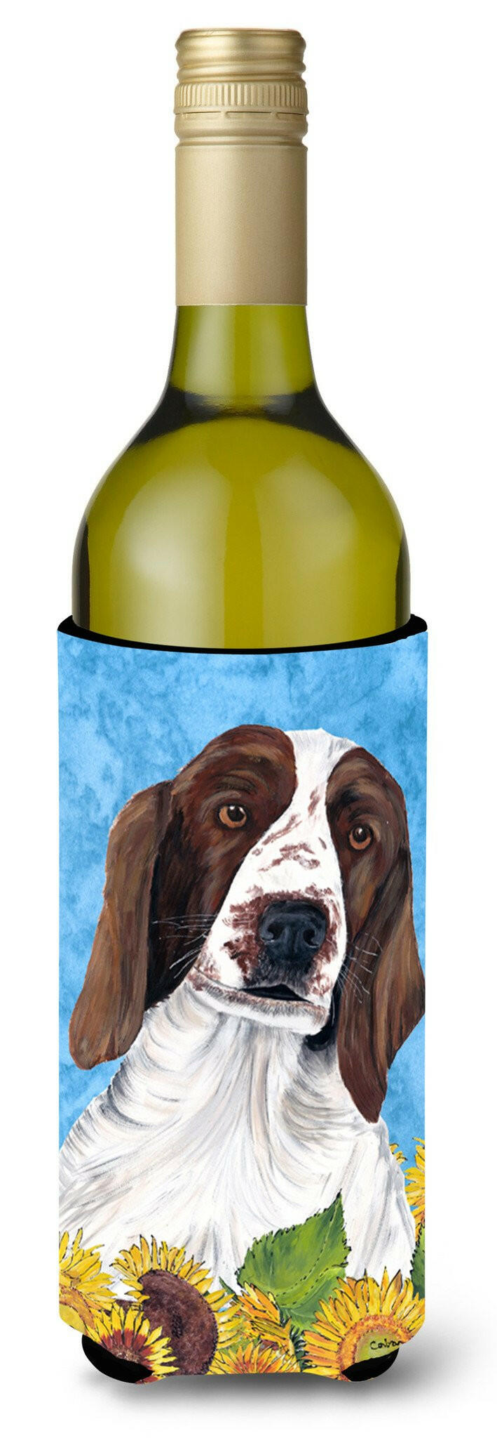 Welsh Springer Spaniel Wine Bottle Beverage Insulator Beverage Insulator Hugger SC9078LITERK by Caroline's Treasures