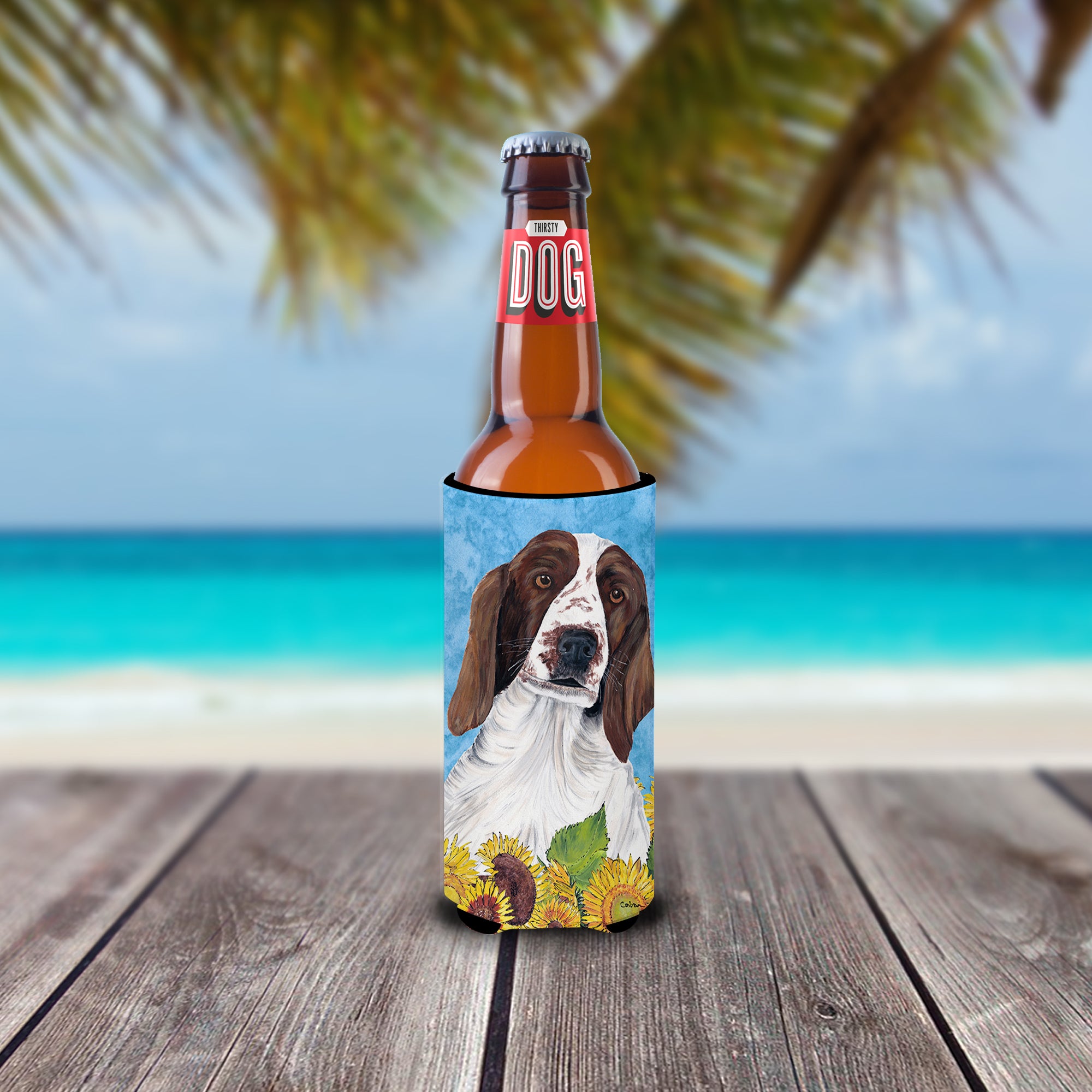 Welsh Springer Spaniel Ultra Beverage Insulators for slim cans SC9078MUK.