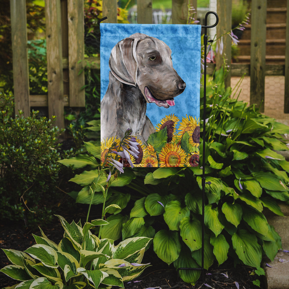 Weimaraner Flag Garden Size.