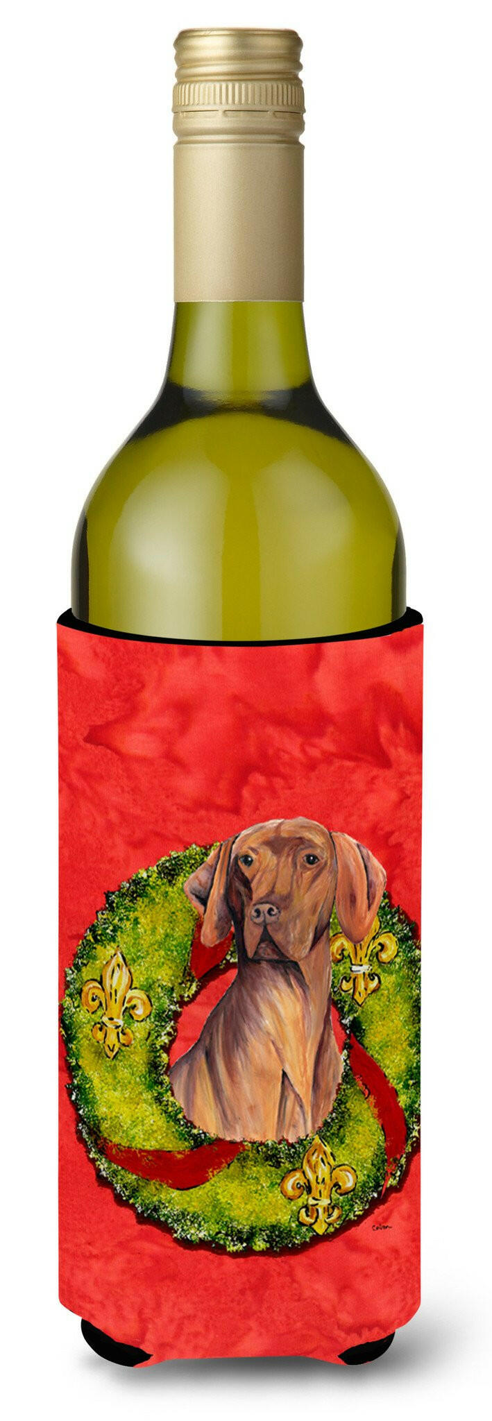 Vizsla Wine Bottle Beverage Insulator Beverage Insulator Hugger SC9085LITERK by Caroline's Treasures