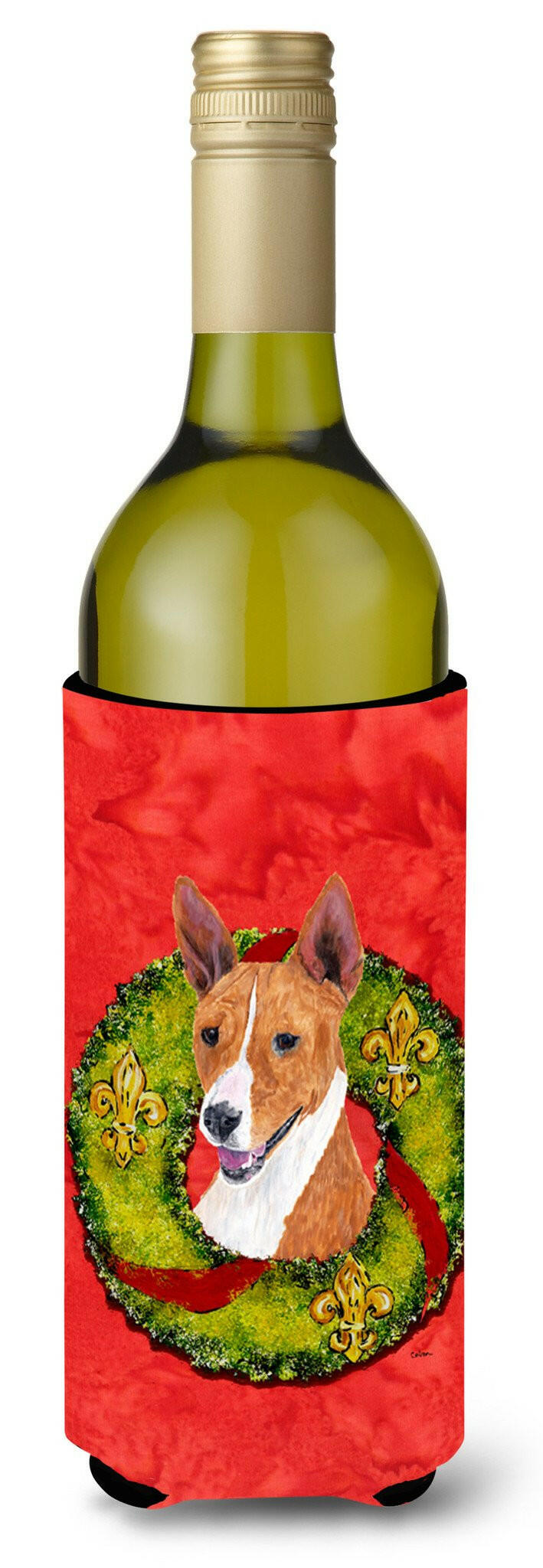 Basenji Wine Bottle Beverage Insulator Beverage Insulator Hugger SC9089LITERK by Caroline&#39;s Treasures