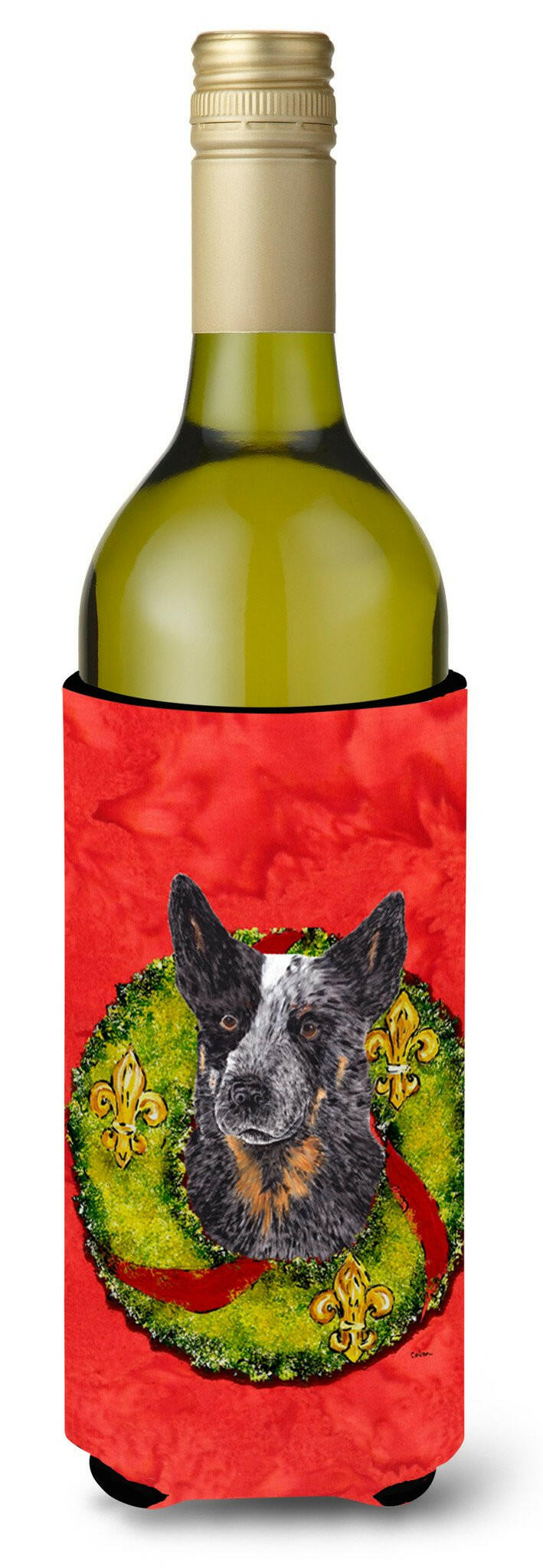 Australian Cattle Dog Wine Bottle Beverage Insulator Beverage Insulator Hugger SC9090LITERK by Caroline's Treasures