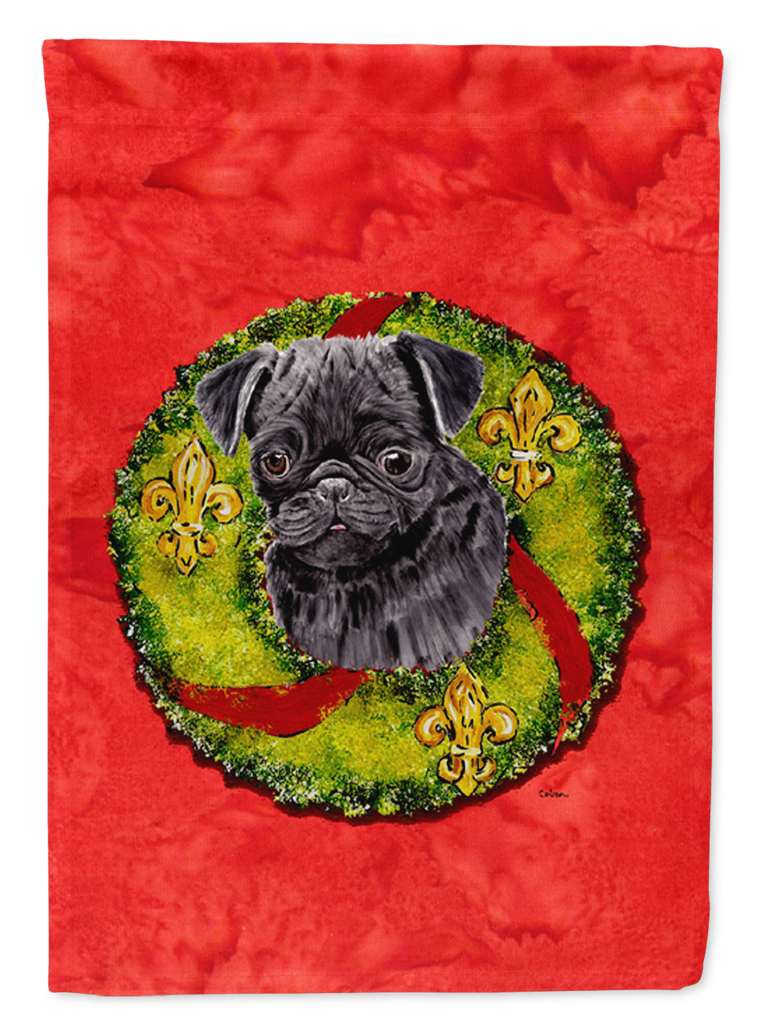 Pug Flag Garden Size  the-store.com.