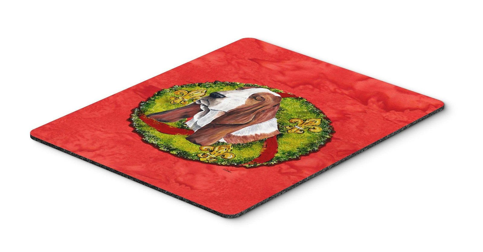 Basset Hound Mouse Pad, Hot Pad or Trivet by Caroline's Treasures