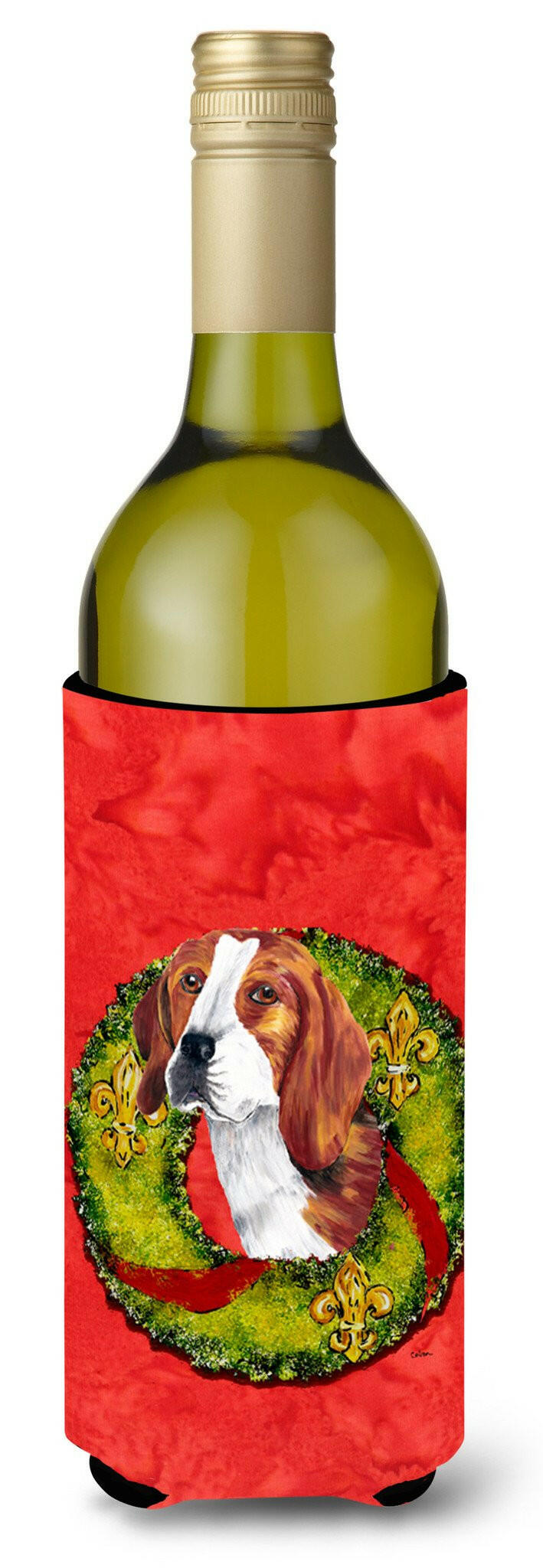 Beagle Wine Bottle Beverage Insulator Beverage Insulator Hugger SC9101LITERK by Caroline's Treasures