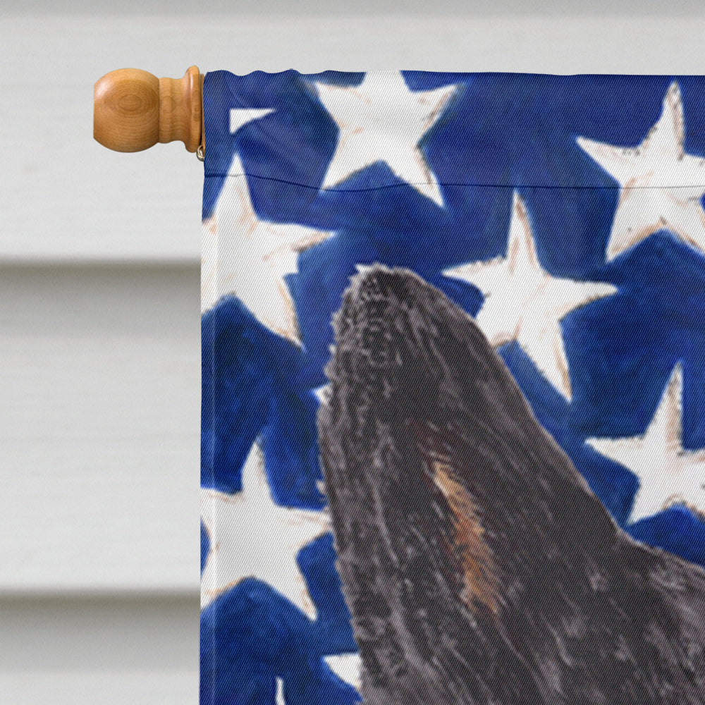 USA American Flag with Australian Cattle Dog Flag Canvas House Size  the-store.com.