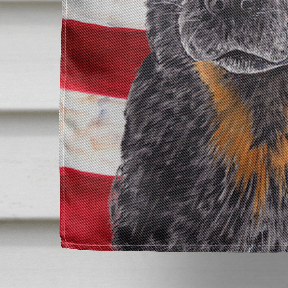 USA American Flag with Australian Cattle Dog Flag Canvas House Size  the-store.com.