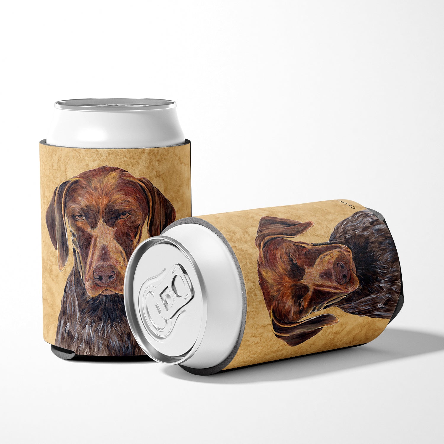 German Shorthaired Pointer Can or Bottle Beverage Insulator Hugger.