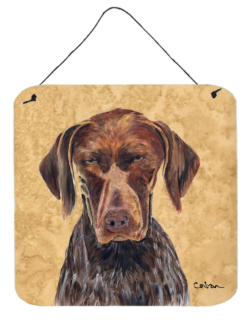 German Shorthaired Pointer Aluminium Metal Wall or Door Hanging Prints by Caroline's Treasures