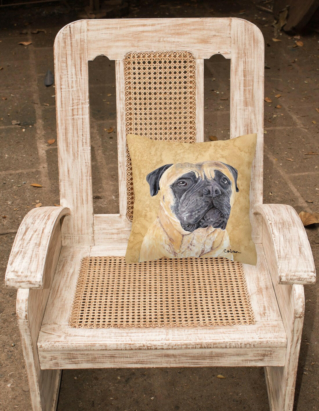 Mastiff Decorative   Canvas Fabric Pillow by Caroline's Treasures