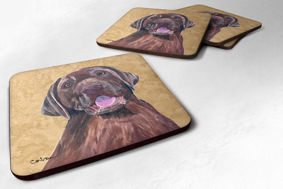 Set of 4 Labrador Foam Coasters - the-store.com