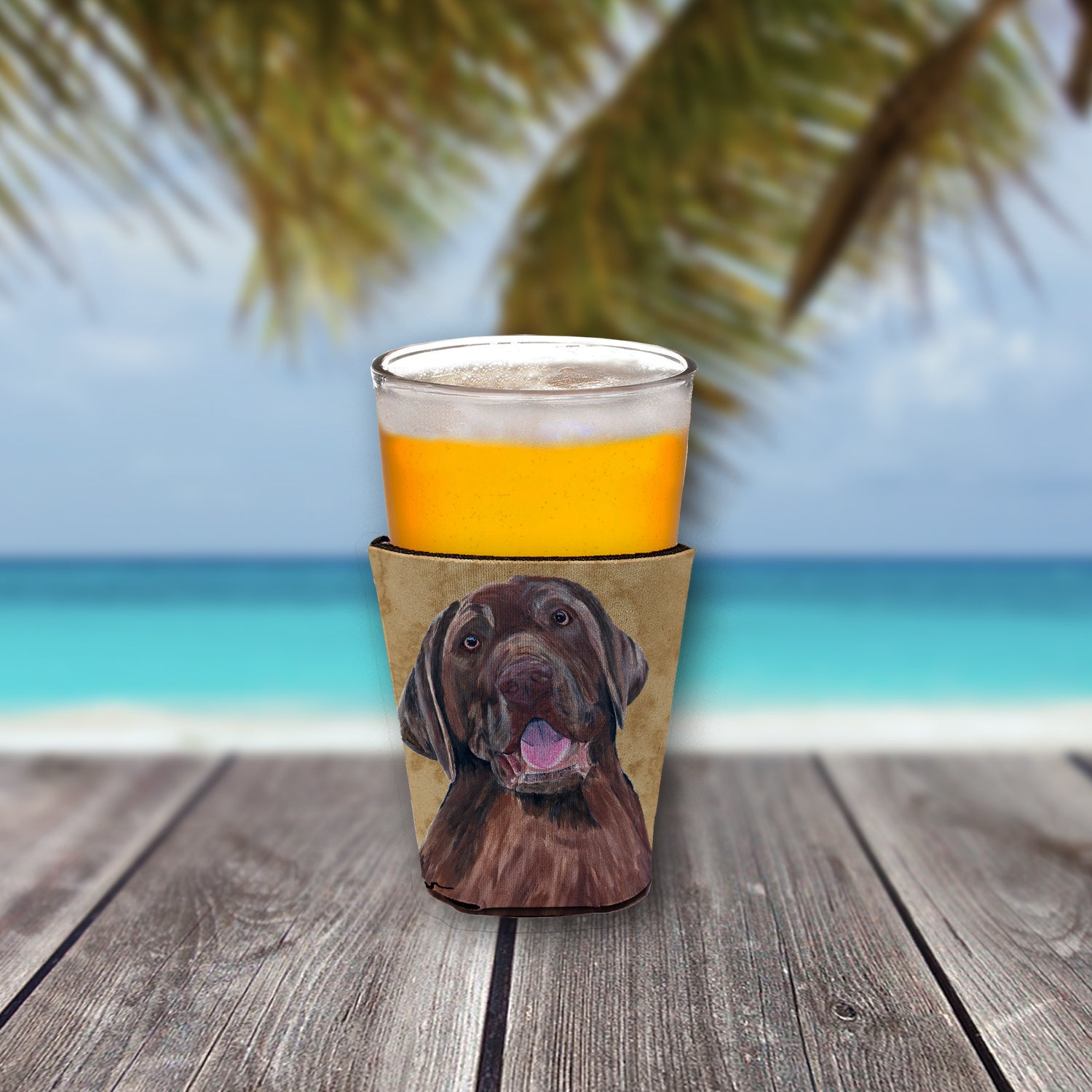 Labrador Red Cup Beverage Insulator Hugger  the-store.com.