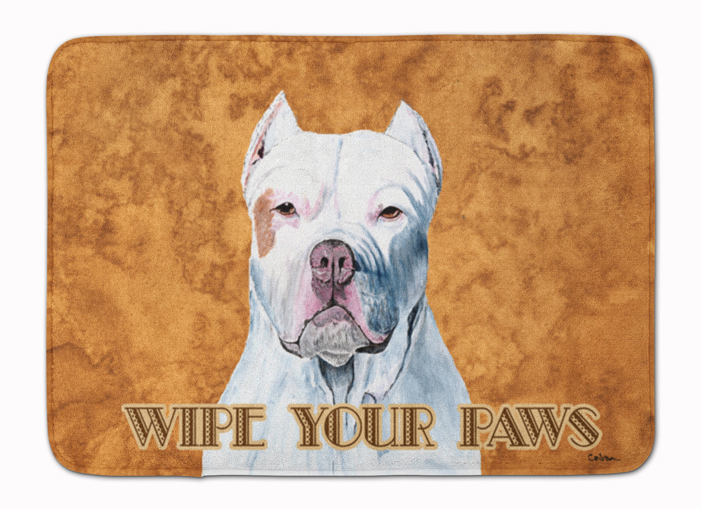 Pit Bull Wipe your Paws Machine Washable Memory Foam Mat SC9130RUG - the-store.com