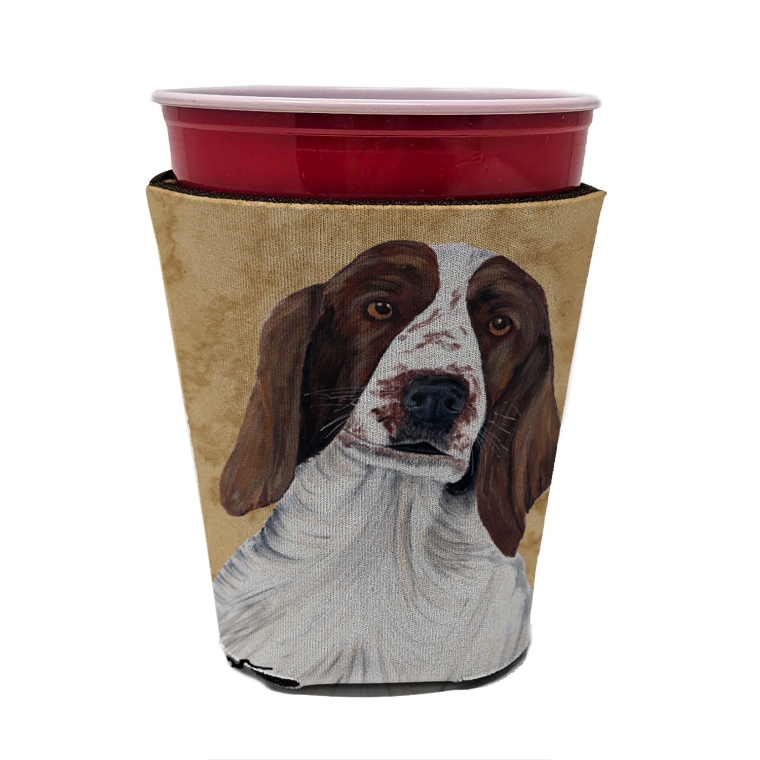 Springer Spaniel Red Cup Beverage Insulator Hugger  the-store.com.