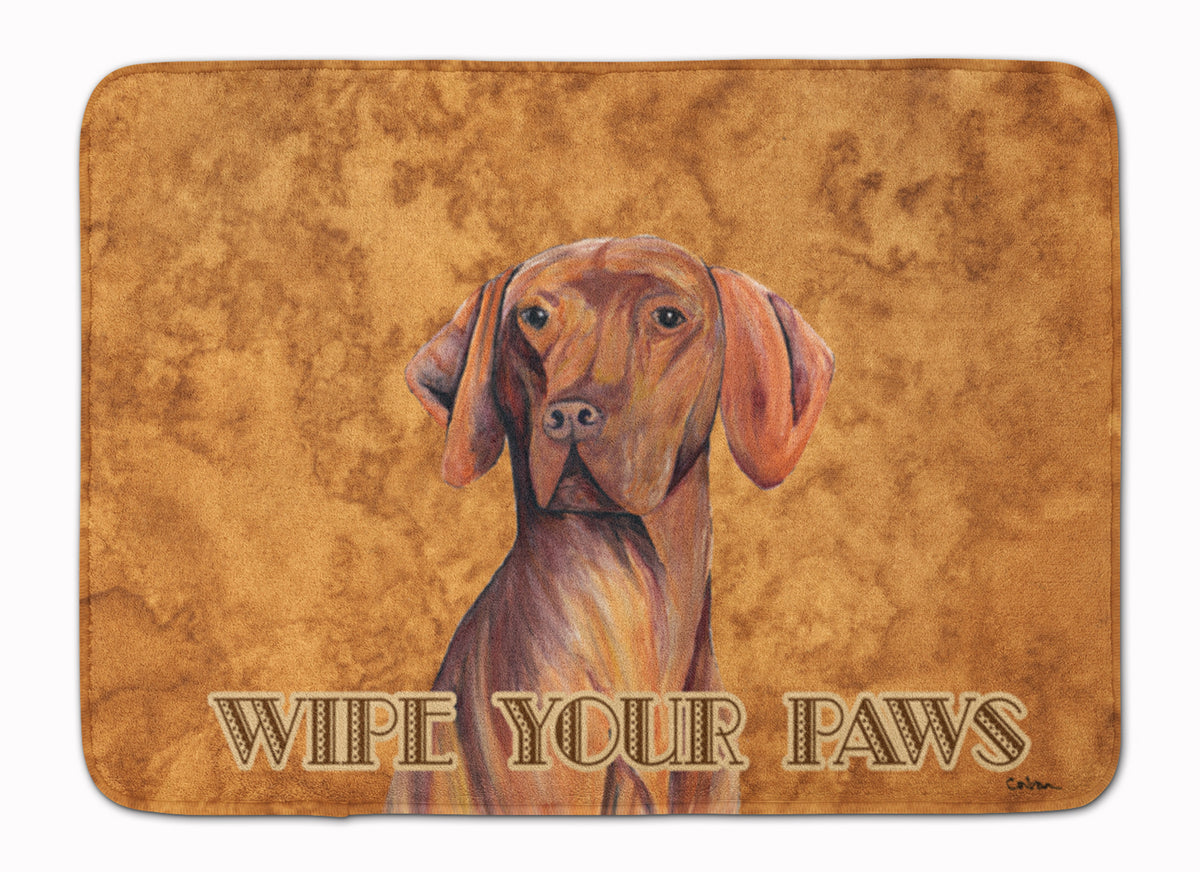 Vizsla Wipe your Paws Machine Washable Memory Foam Mat SC9132RUG - the-store.com