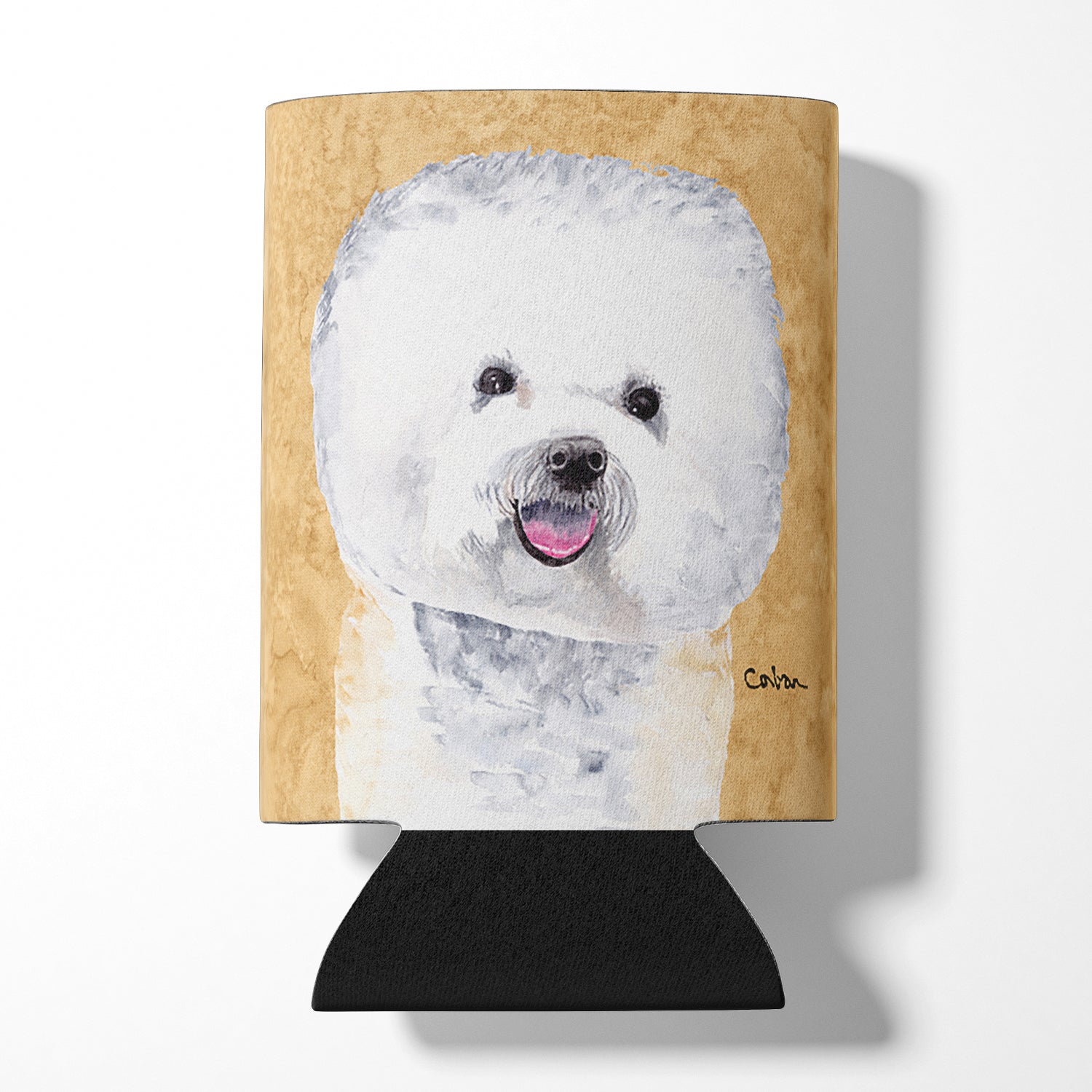 Bichon Frise Can or Bottle Beverage Insulator Hugger.