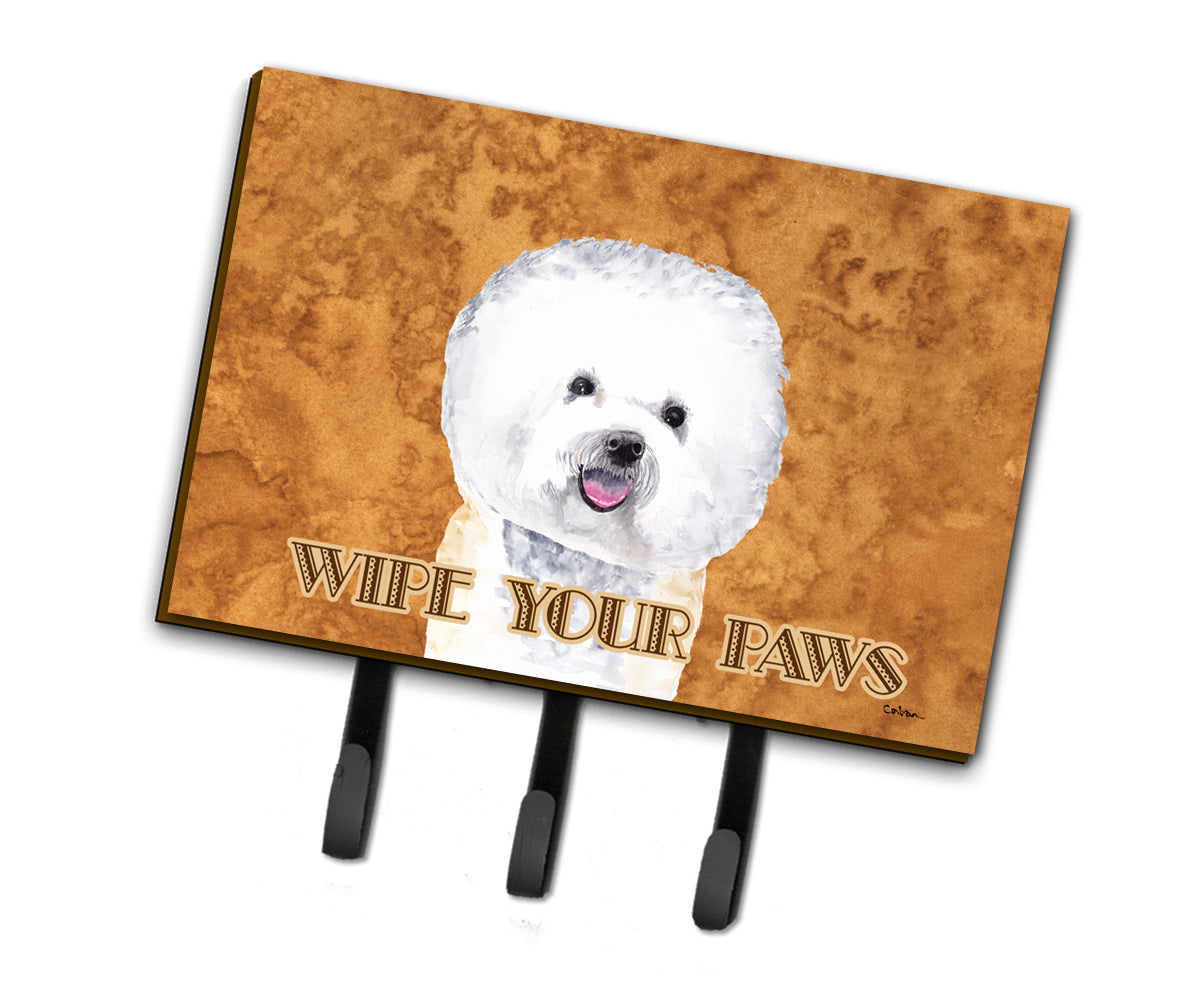 Bichon Frise Wipe your Paws Leash or Key Holder  the-store.com.