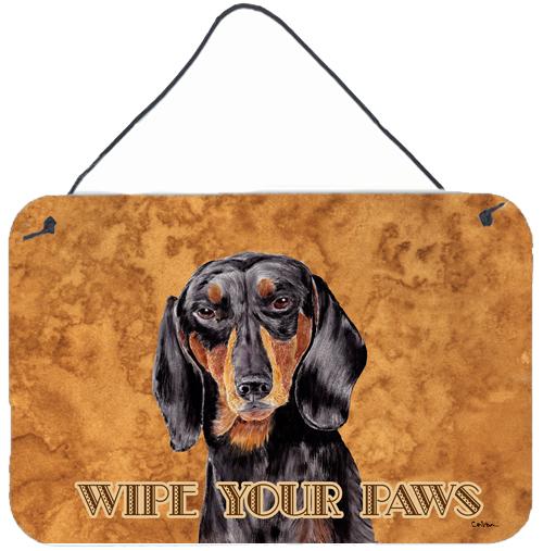 Dachshund Aluminium Metal Wall or Door Hanging Prints by Caroline's Treasures