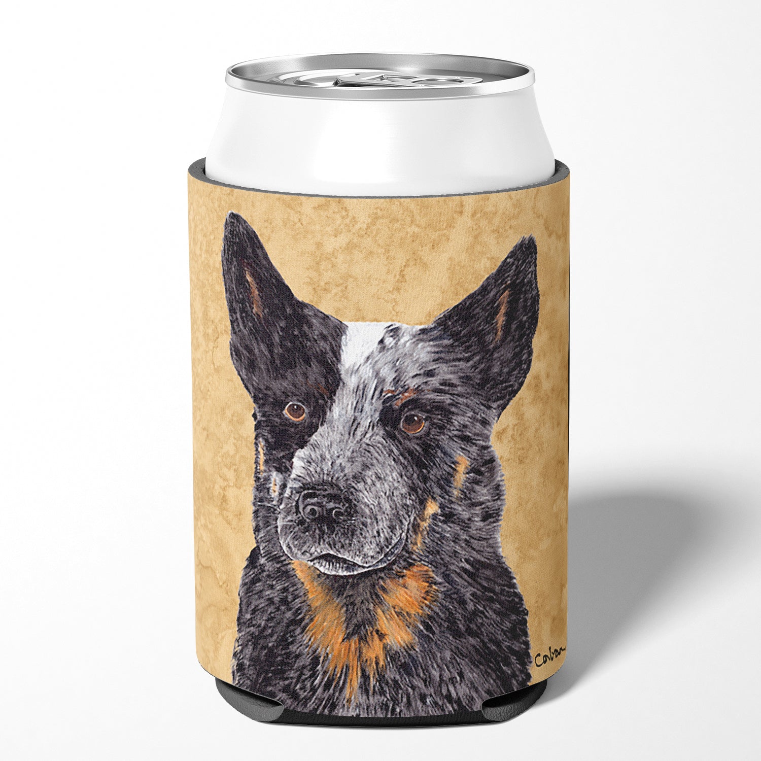 Australian Cattle Dog Can or Bottle Beverage Insulator Hugger.