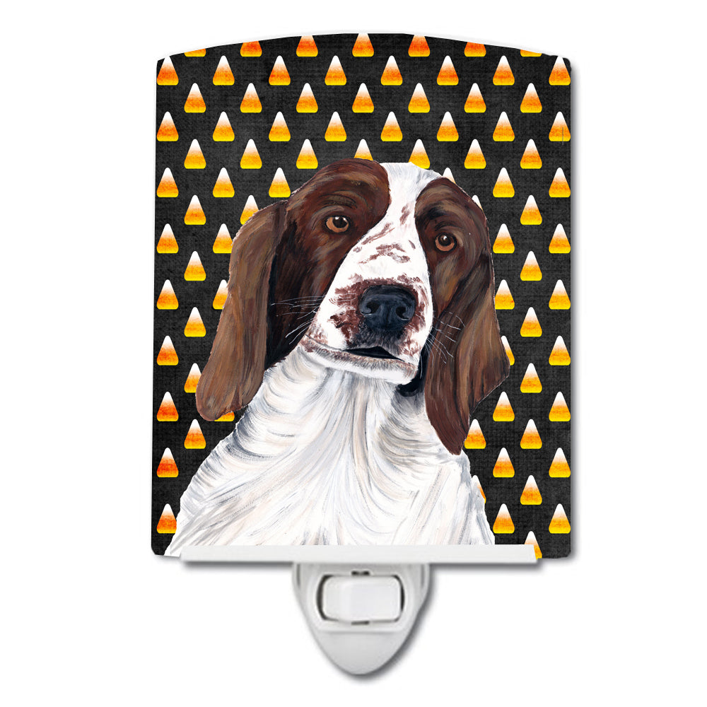 Welsh Springer Spaniel Candy Corn Halloween Portrait Ceramic Night Light SC9167CNL - the-store.com