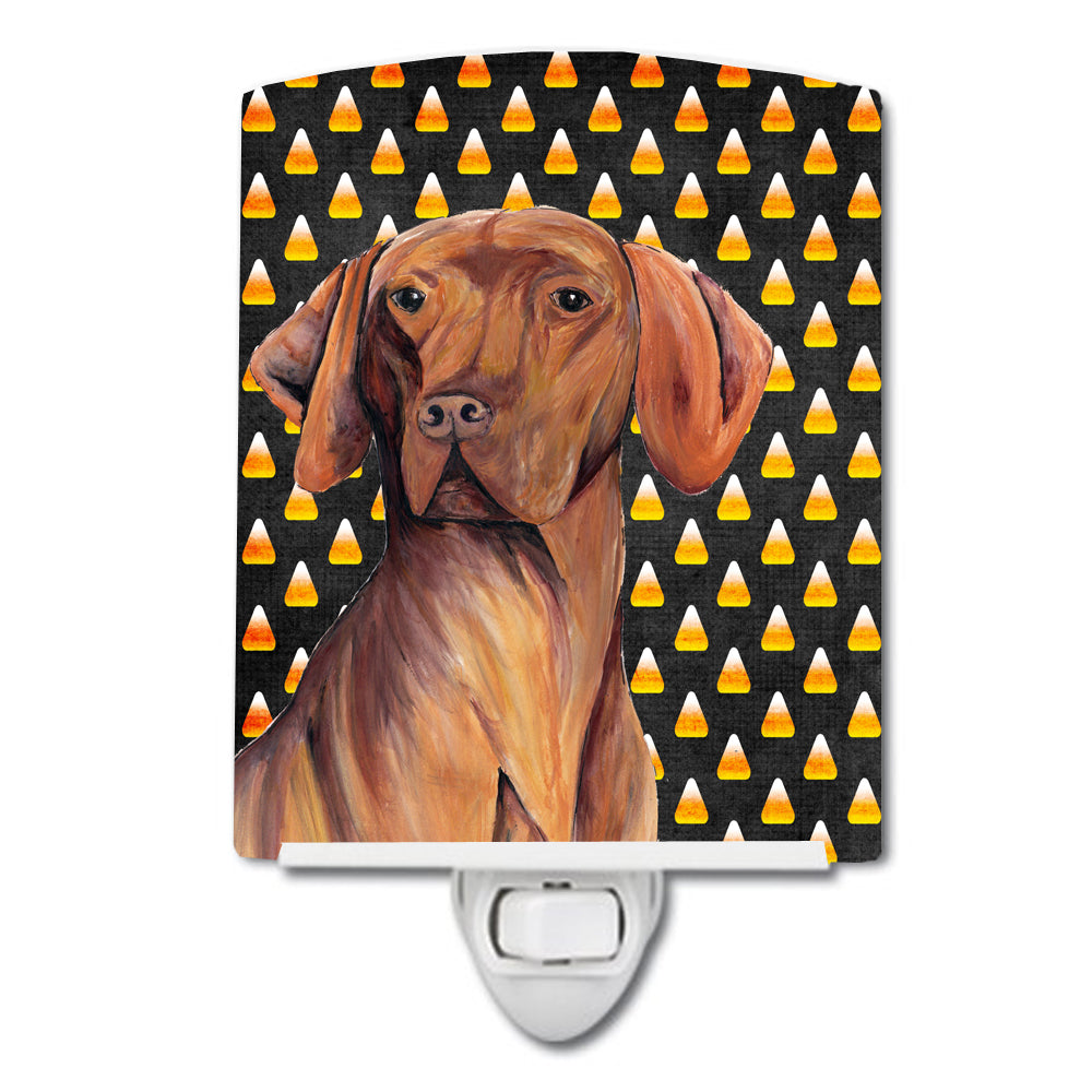 Vizsla Candy Corn Halloween Portrait Ceramic Night Light SC9169CNL - the-store.com