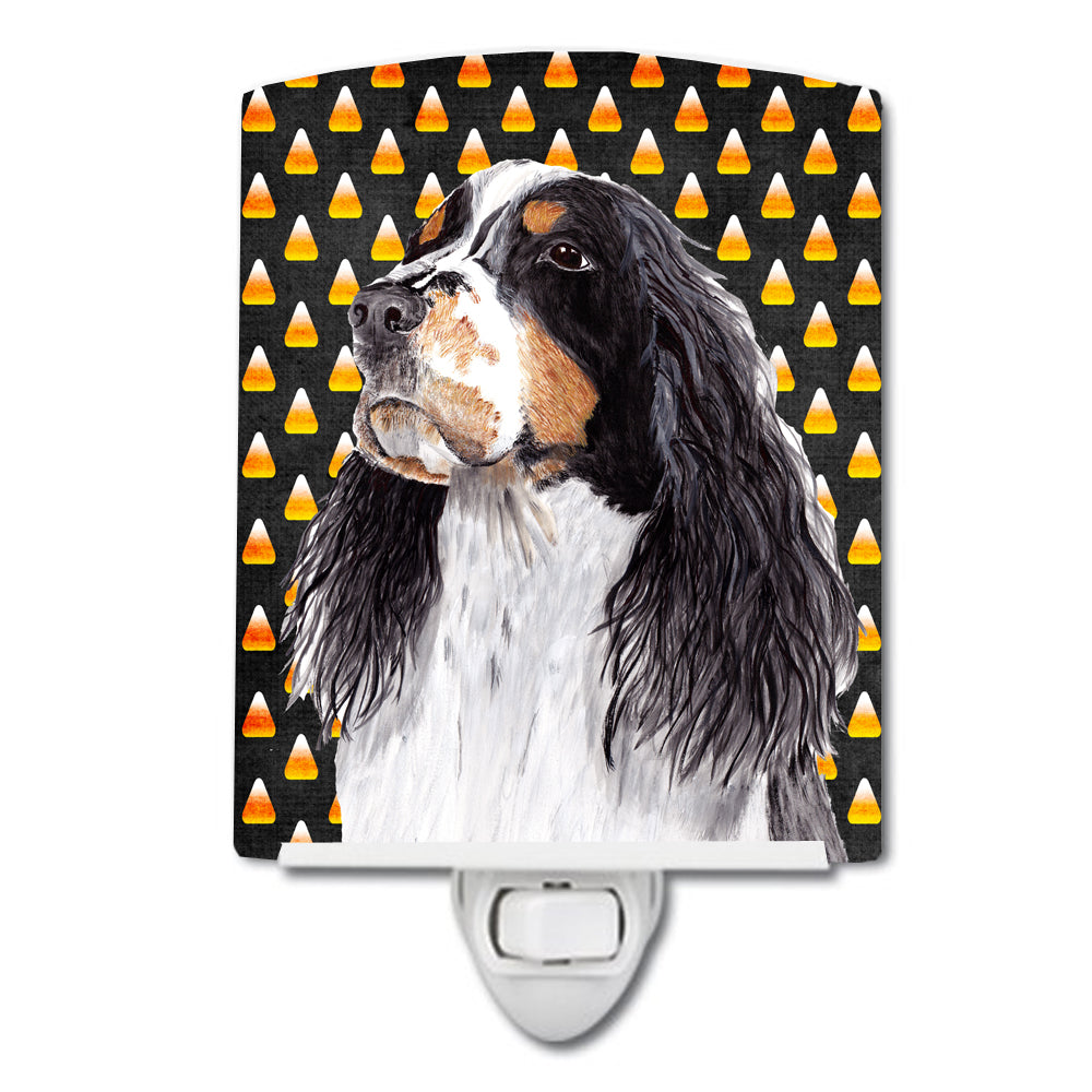 Springer Spaniel Candy Corn Halloween Portrait Ceramic Night Light SC9172CNL - the-store.com