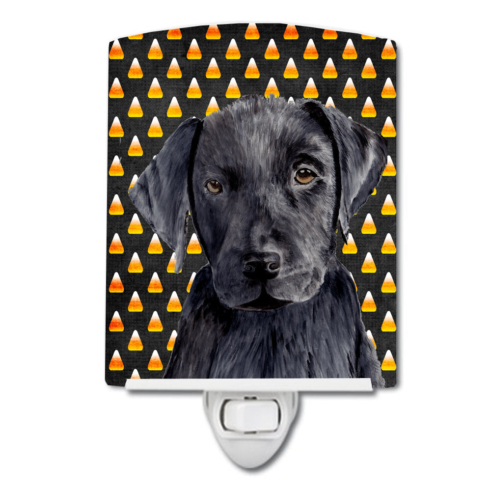 Labrador Candy Corn Halloween Portrait Ceramic Night Light SC9175CNL - the-store.com