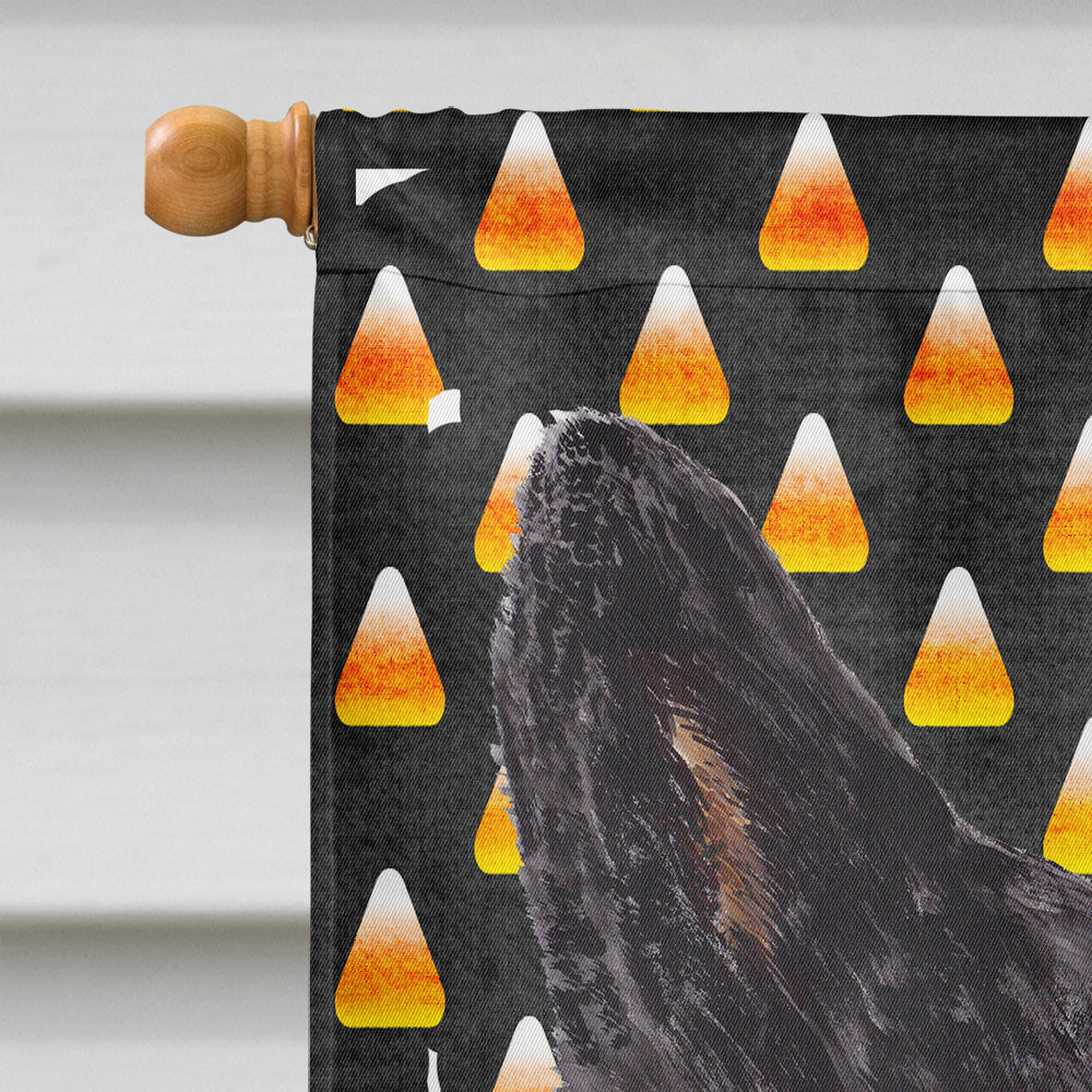 Australian Cattle Dog Candy Corn Halloween Portrait Flag Canvas House Size  the-store.com.