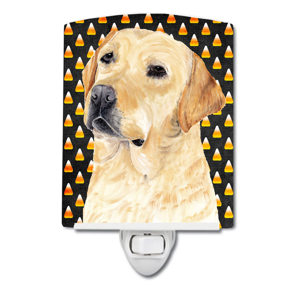 Labrador Yellow Candy Corn Halloween Portrait Ceramic Night Light SC9198CNL - the-store.com