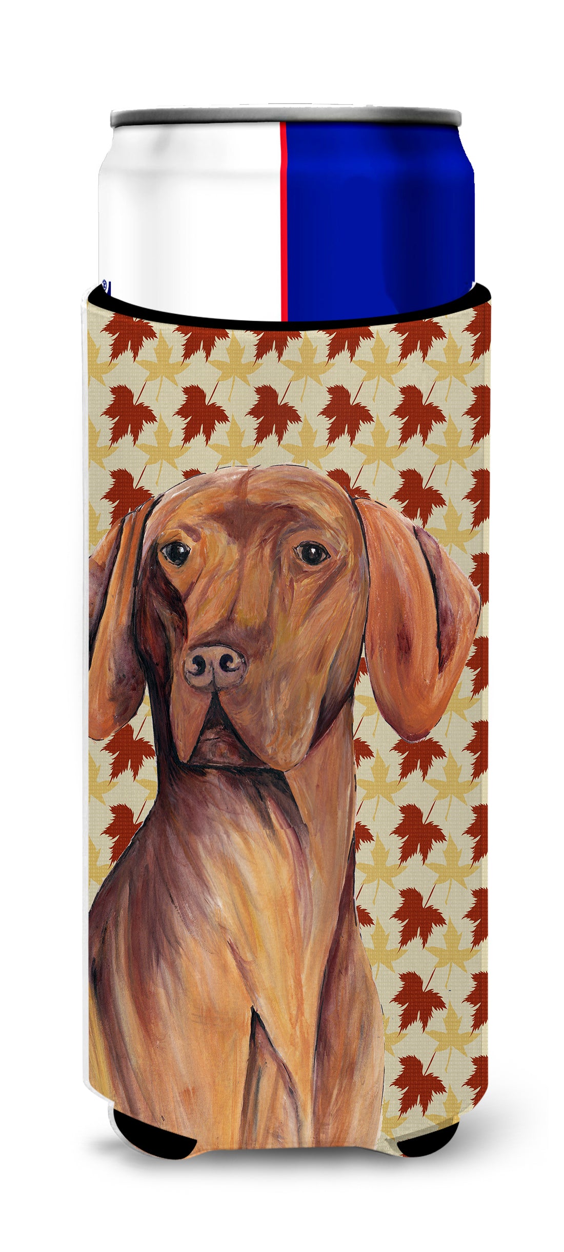 Vizsla Fall Leaves Portrait Ultra Beverage Insulators for slim cans SC9219MUK.