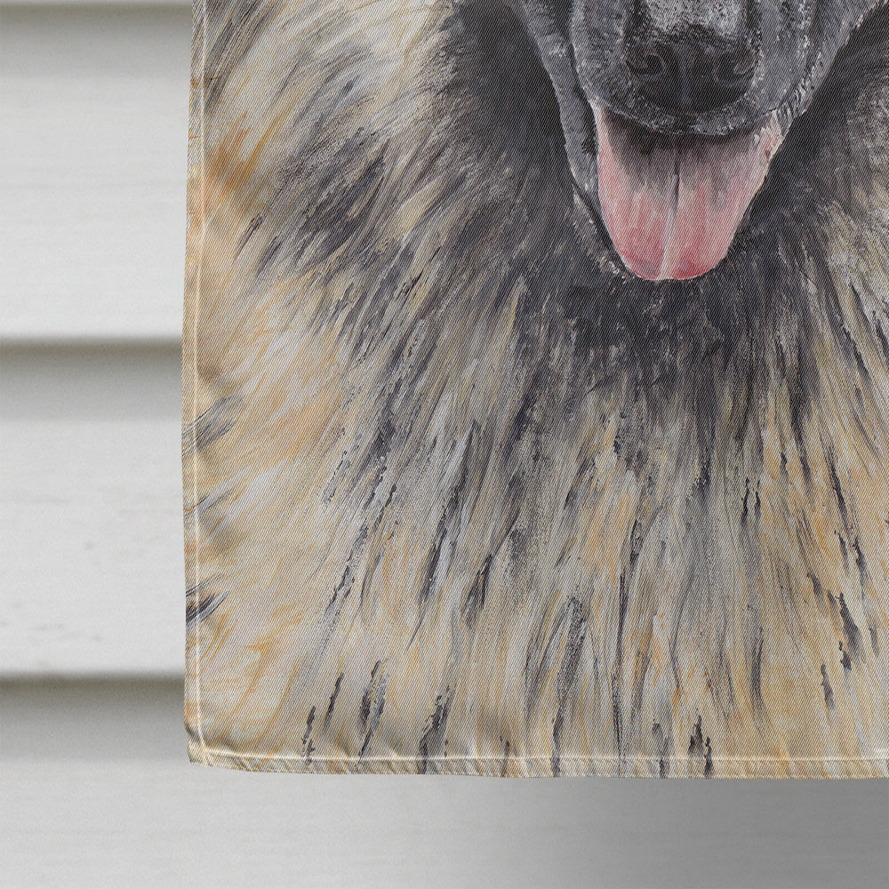 Belgian Tervuren Fall Leaves Portrait Flag Canvas House Size  the-store.com.