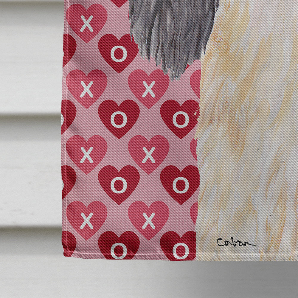 Cavalier Spaniel Hearts Love and Valentine's Day  Flag Canvas House Size  the-store.com.