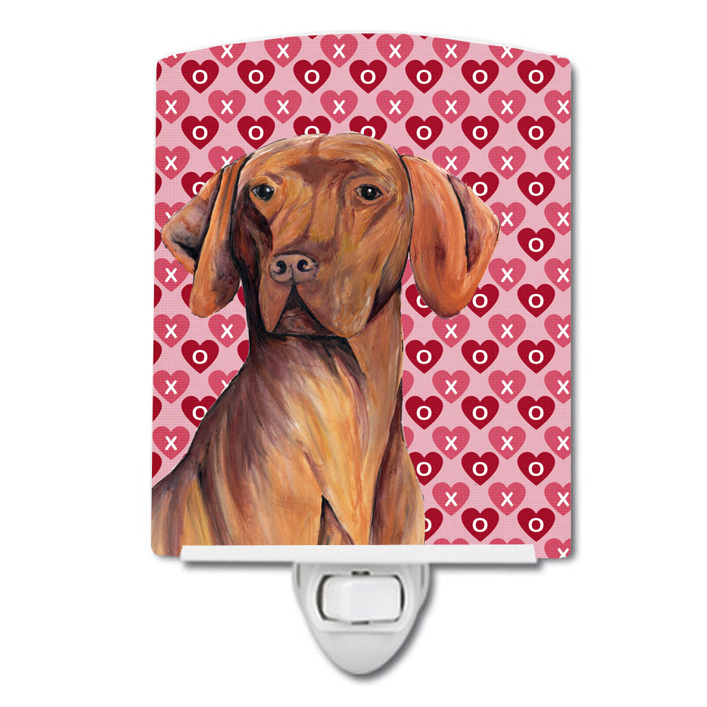 Vizsla Hearts Love and Valentine's Day Portrait Ceramic Night Light SC9261CNL - the-store.com