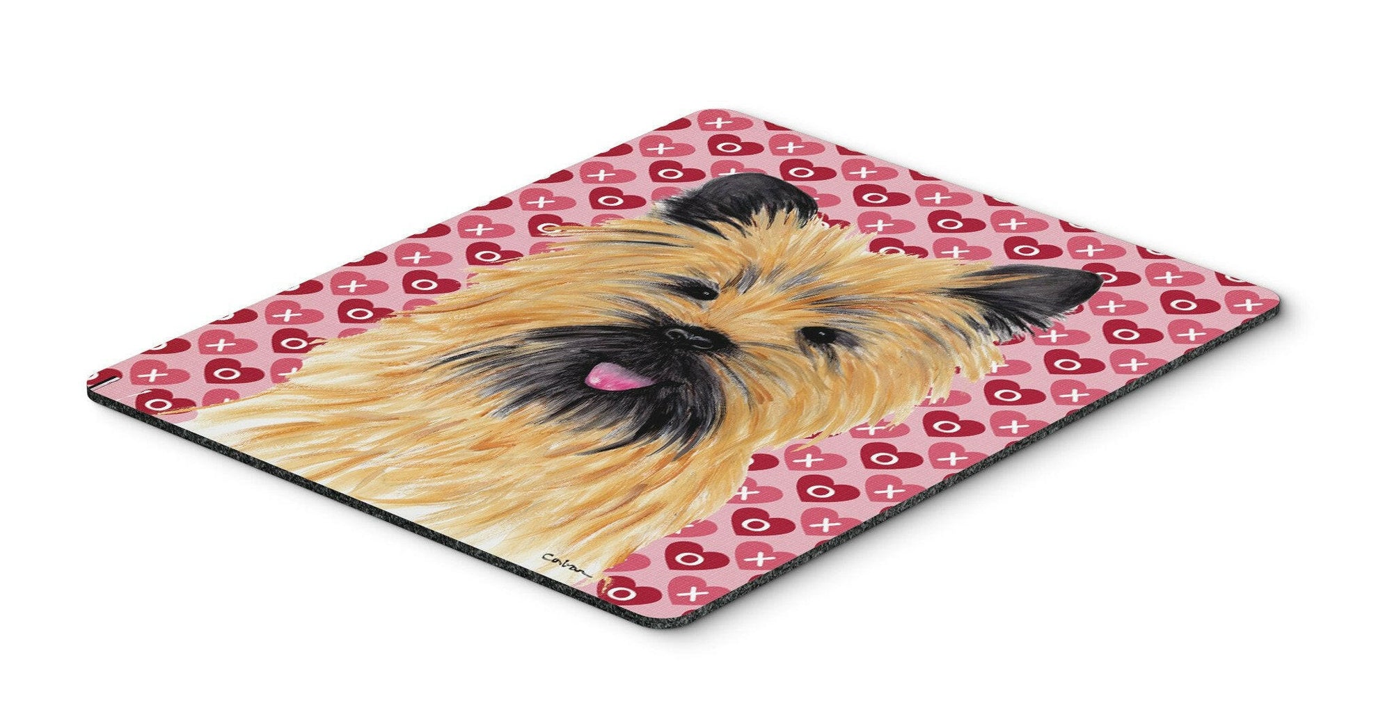 Cairn Terrier Hearts Love and Valentine's Day Mouse Pad, Hot Pad or Trivet by Caroline's Treasures