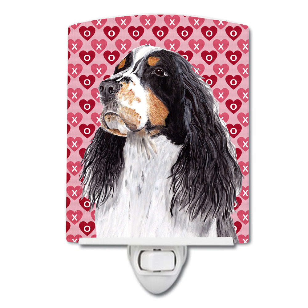 Springer Spaniel Hearts Love Valentine's Day Ceramic Night Light SC9277CNL - the-store.com