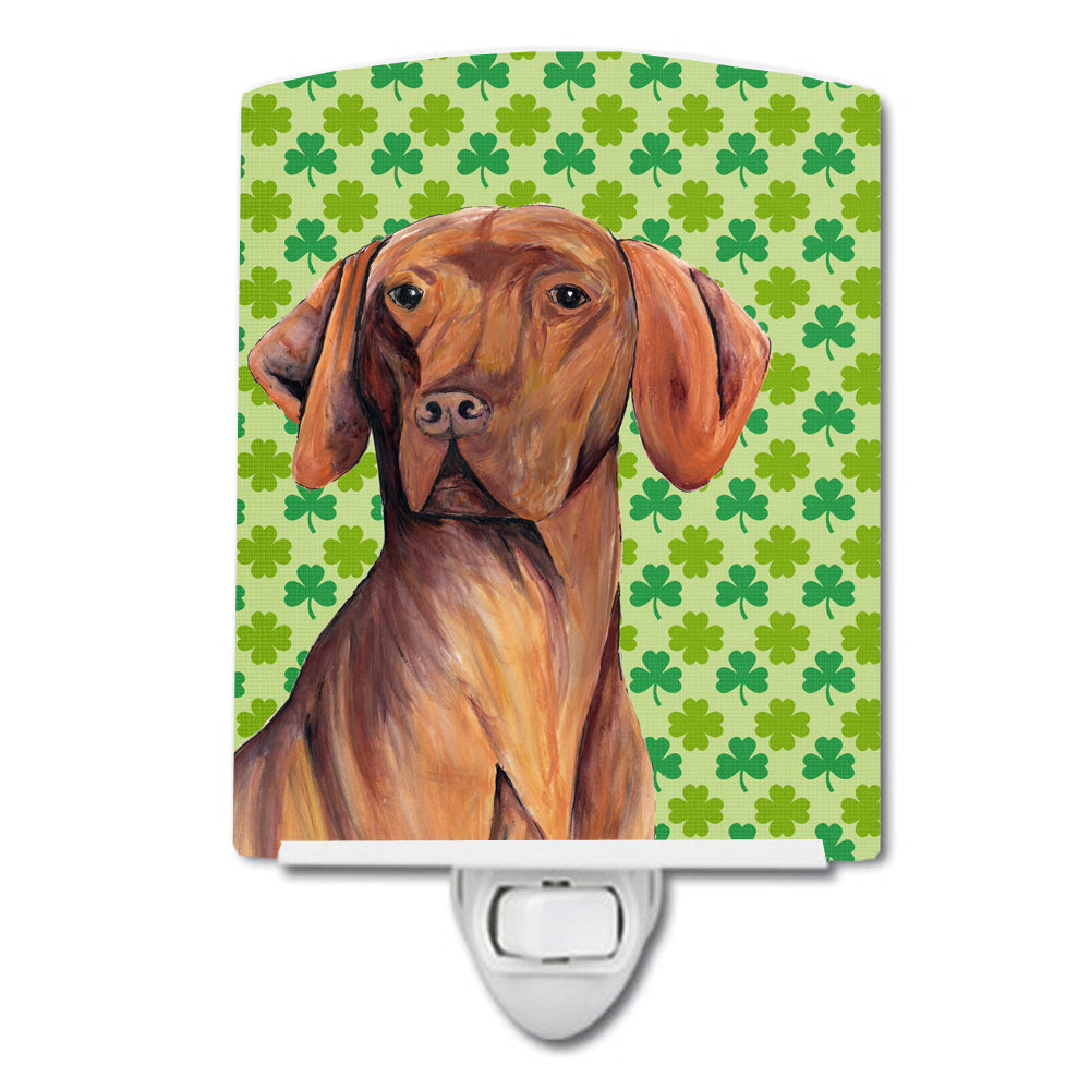 Vizsla St. Patrick's Day Shamrock Portrait Ceramic Night Light SC9298CNL - the-store.com