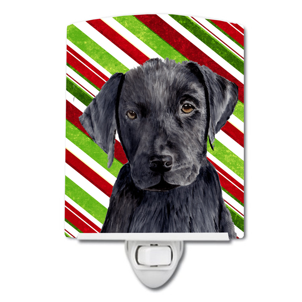 Labrador Candy Cane Holiday Christmas Ceramic Night Light SC9324CNL - the-store.com