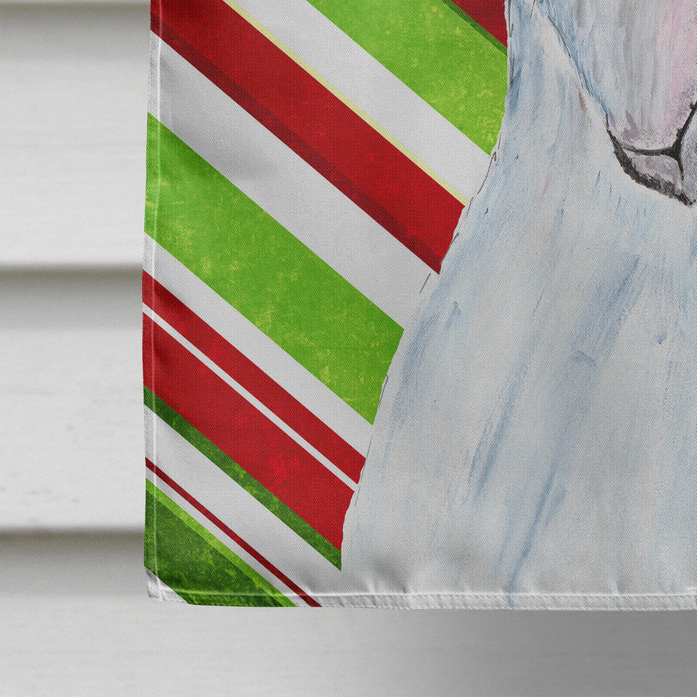 Pit Bull Candy Cane Holiday Christmas Flag Canvas House Size  the-store.com.