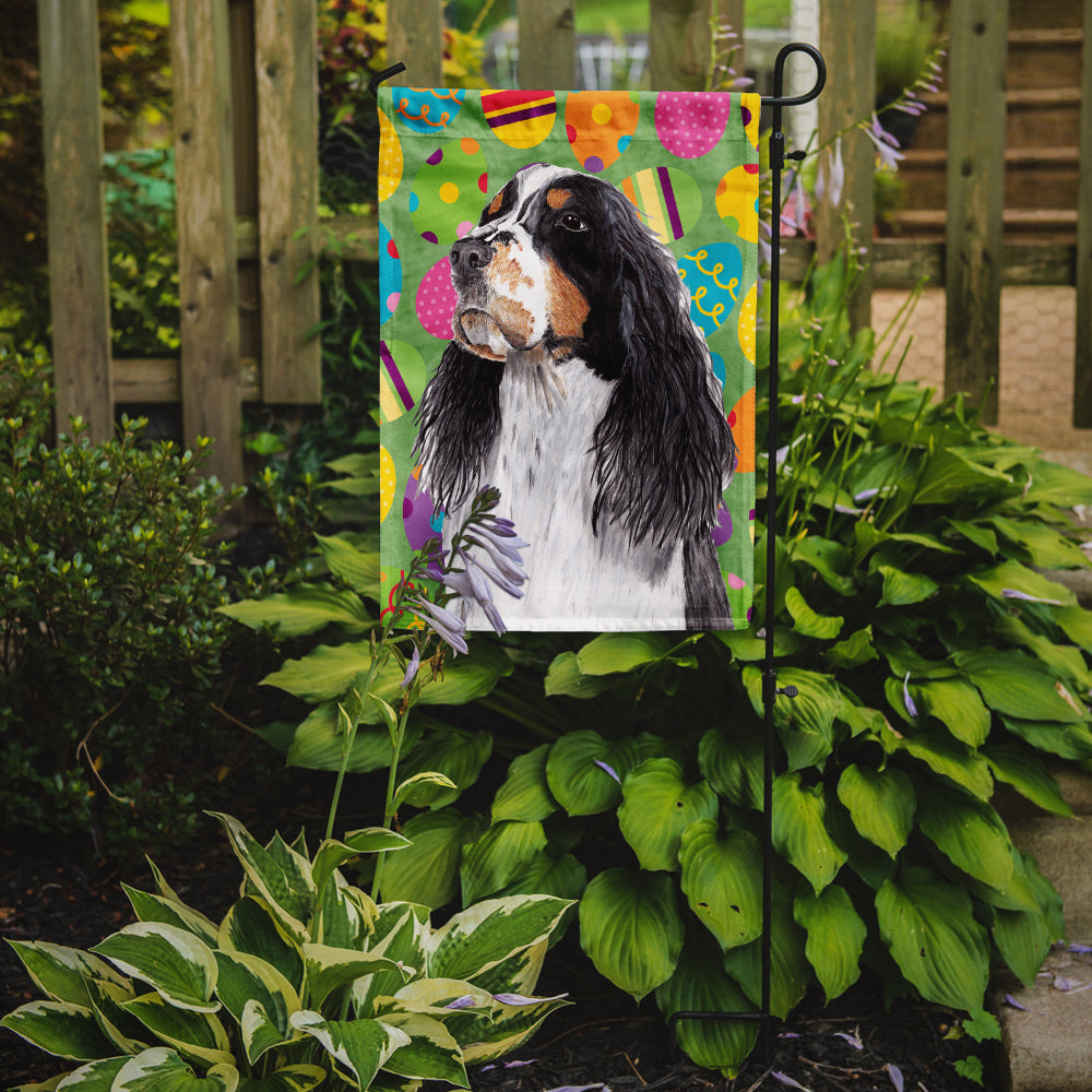 Springer Spaniel Easter Eggtravaganza Flag Garden Size  the-store.com.