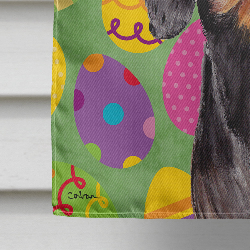 Dachshund Easter Eggtravaganza Flag Canvas House Size  the-store.com.