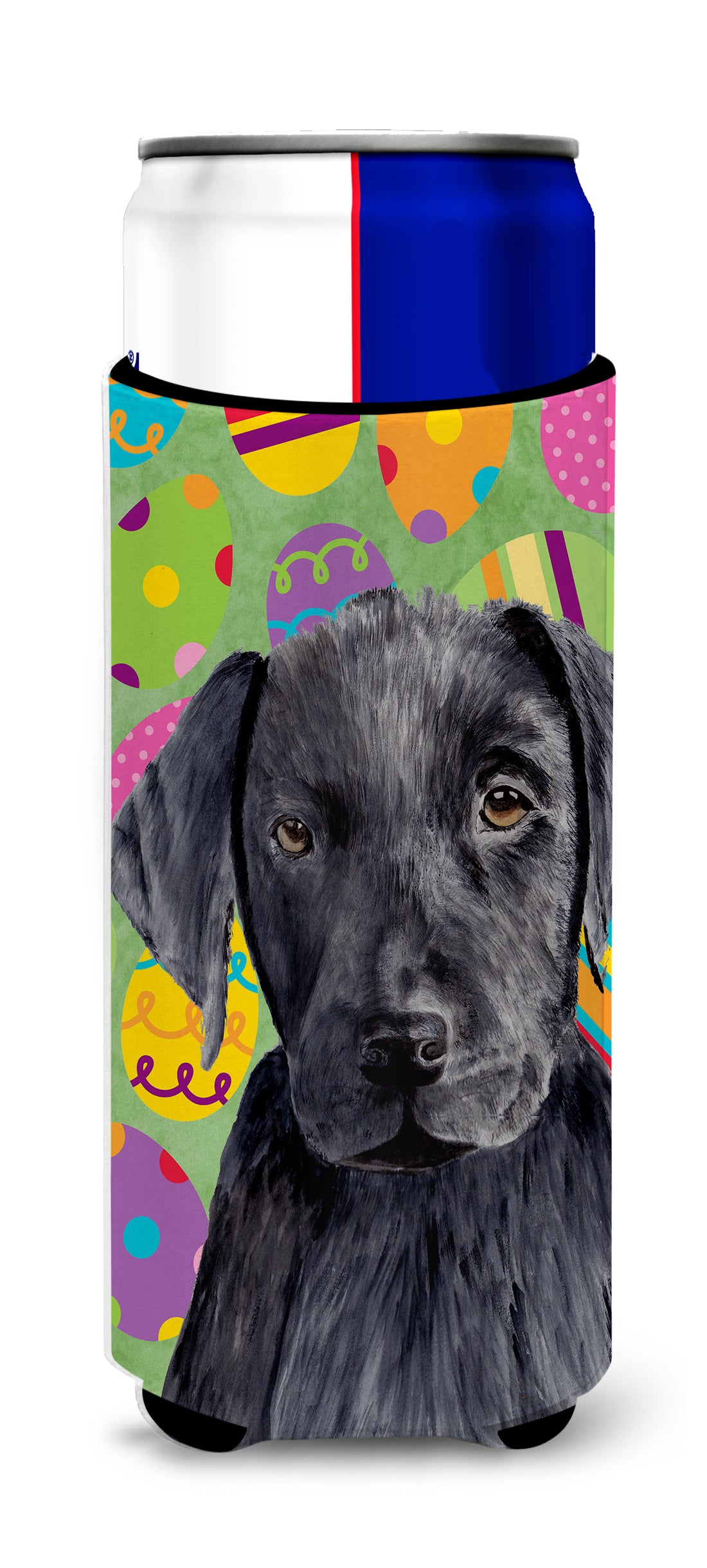 Labrador Easter Eggtravaganza Ultra Beverage Insulators for slim cans SC9444MUK.