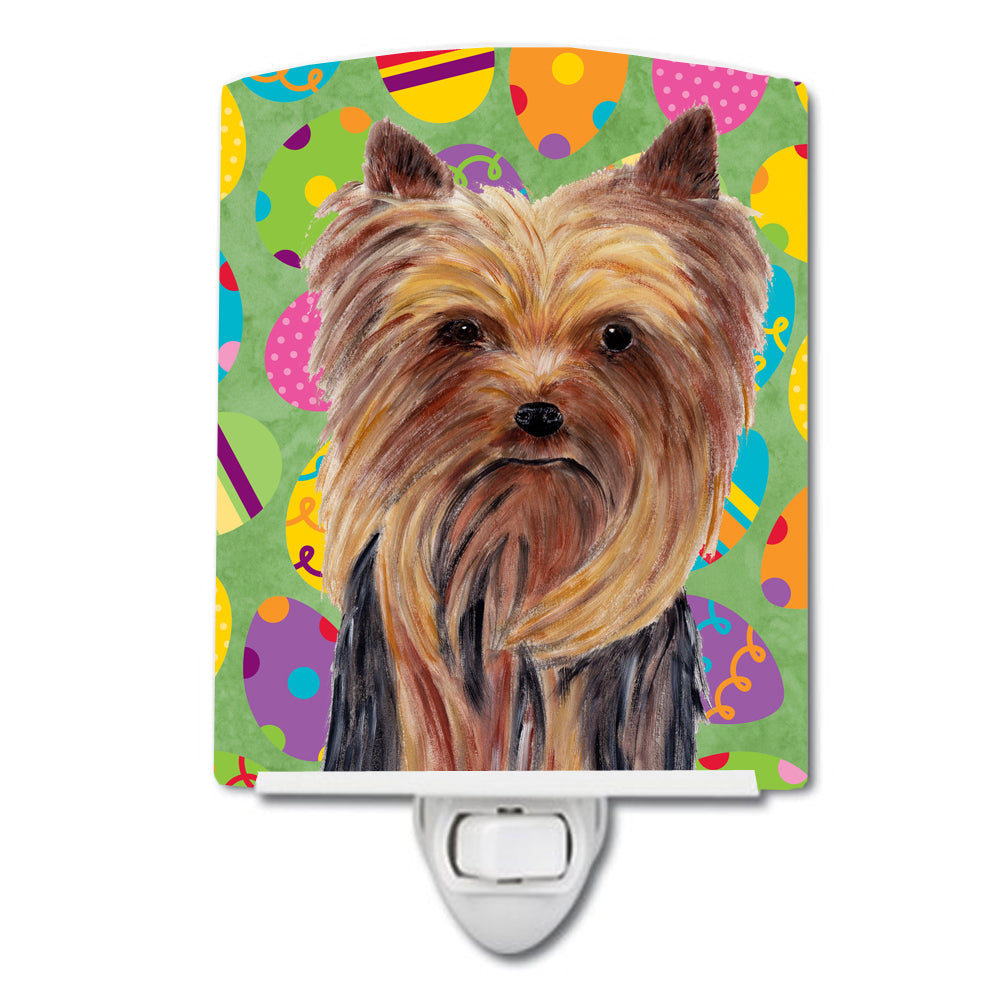 Yorkie Easter Eggtravaganza Ceramic Night Light SC9445CNL - the-store.com