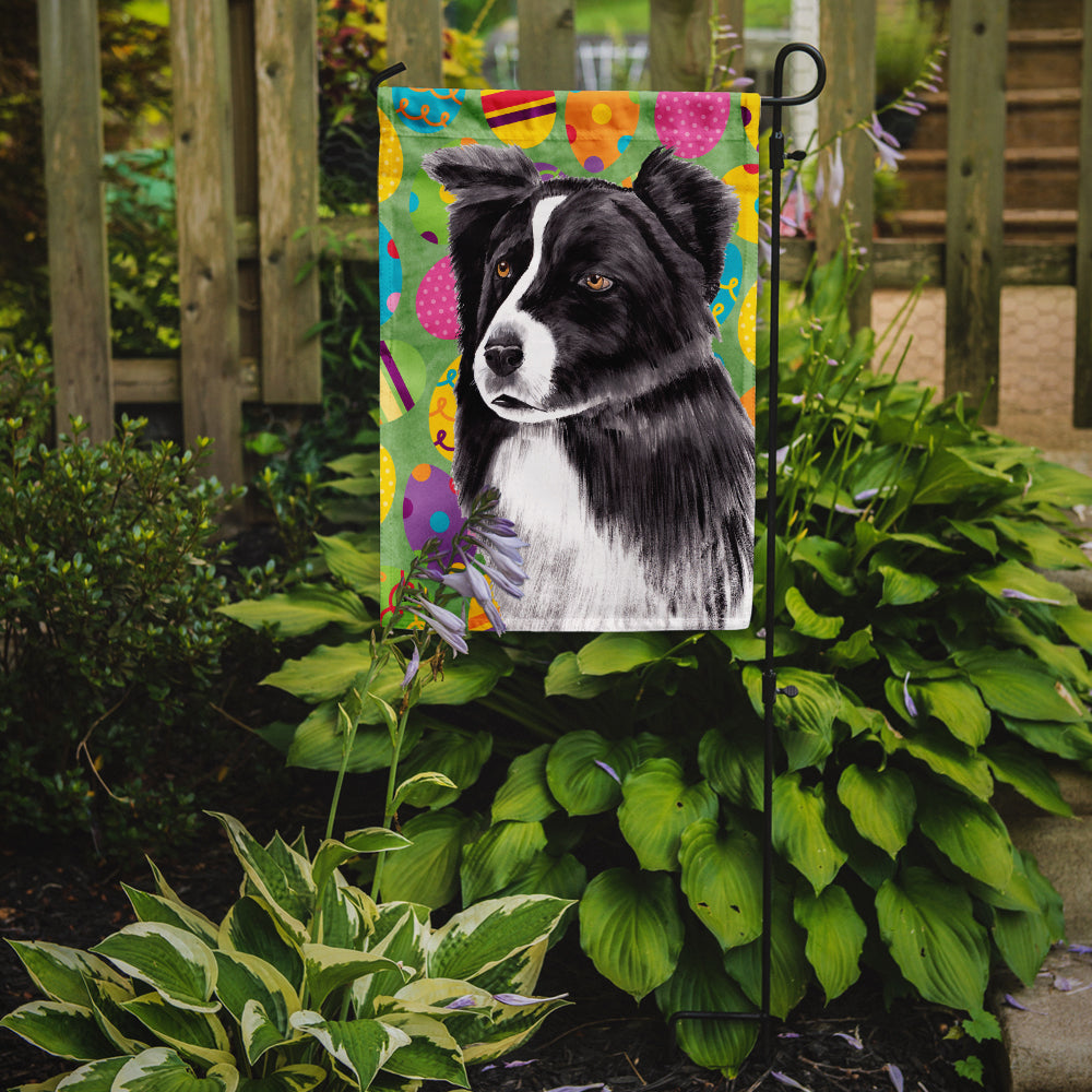 Border Collie Easter Eggtravaganza Flag Garden Size  the-store.com.