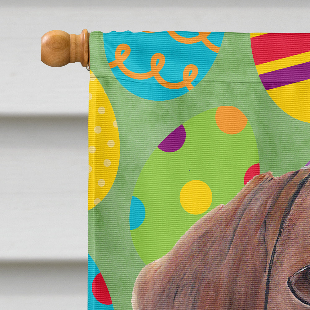 Dachshund Easter Eggtravaganza Flag Canvas House Size  the-store.com.