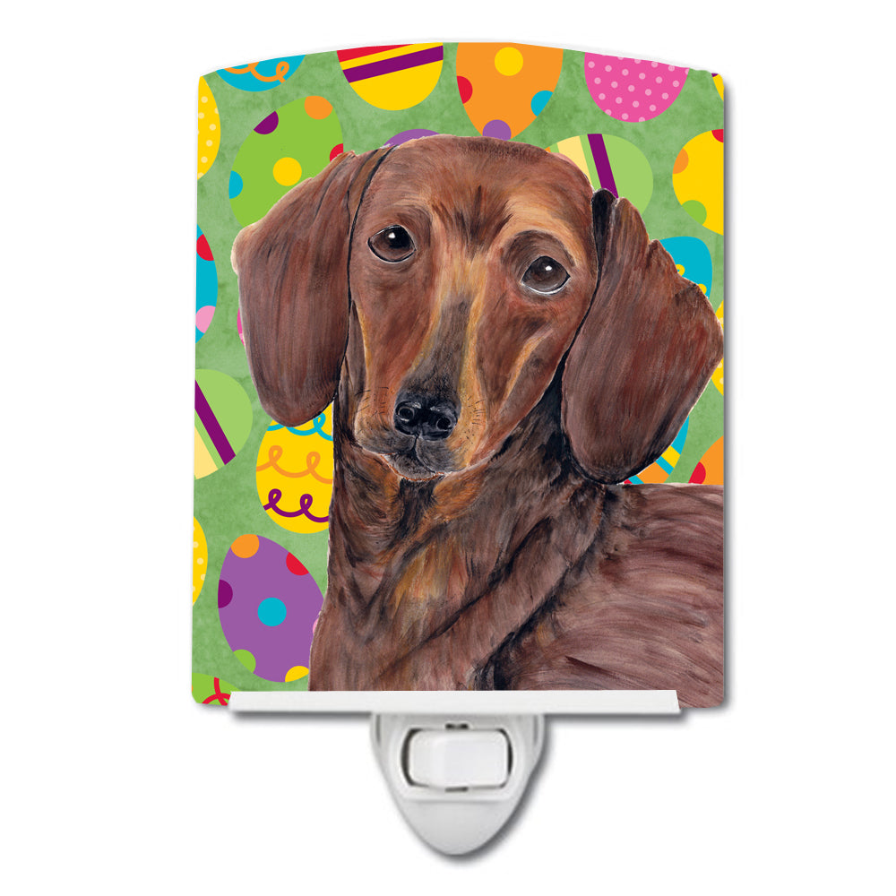 Dachshund Easter Eggtravaganza Ceramic Night Light SC9448CNL - the-store.com